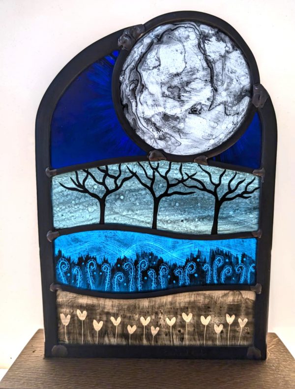Midnight Mirror by Cariad Glass