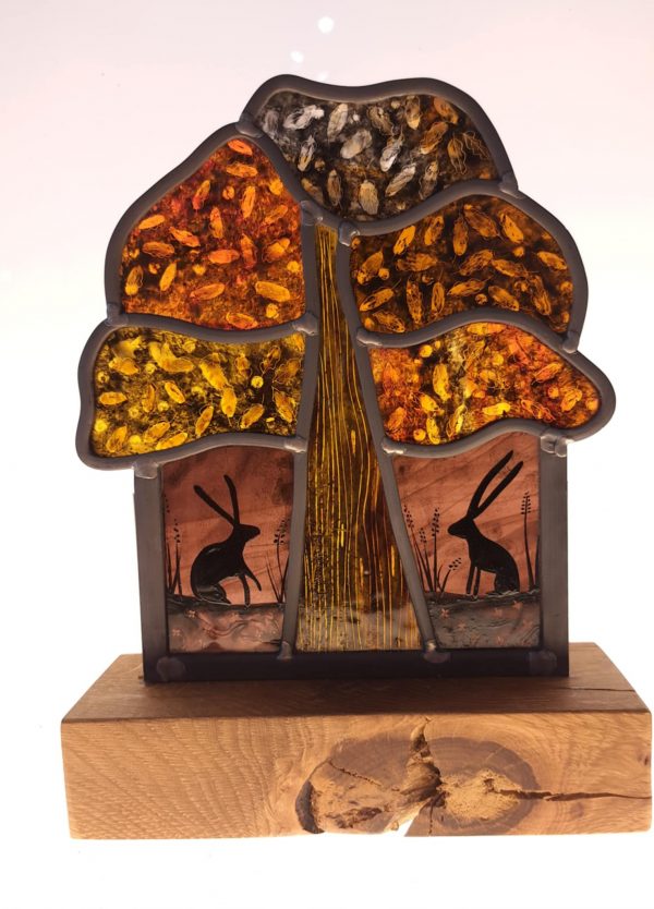 Timber mounted tree panel - Our Favourite Place - Image 3