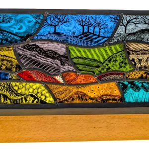 Signature Collection -  Timber Mounted panel - Where Colours Weave