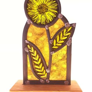 The Sunniest Flower in the Garden - The Flower Collection from Cariad Glass